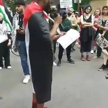 Activist speaks at rally 15 May 2022_Brice Patterson speaks at Nakba Day Rally_#39